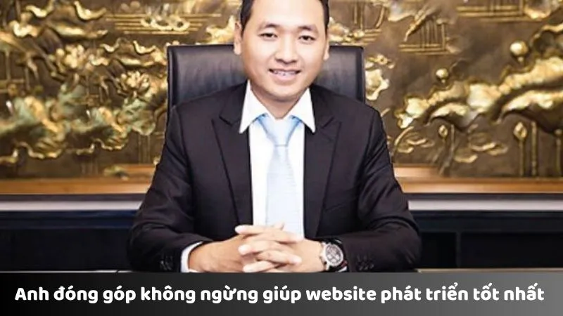 Anh đóng góp không ngừng giúp website phát triển tốt nhất